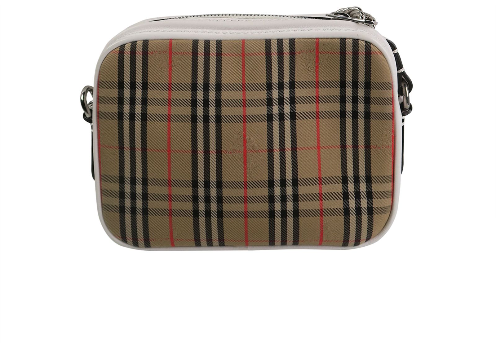 1983 Check Link Crossbody, &pound;355, Handbags, Beige/White, Leather, Back view